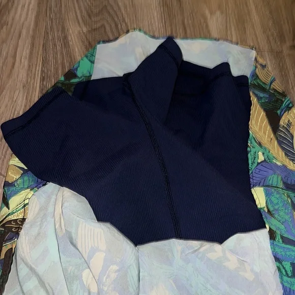 aerie rubbed cut out dress with built in short and sport bra - Picture 7 of 8